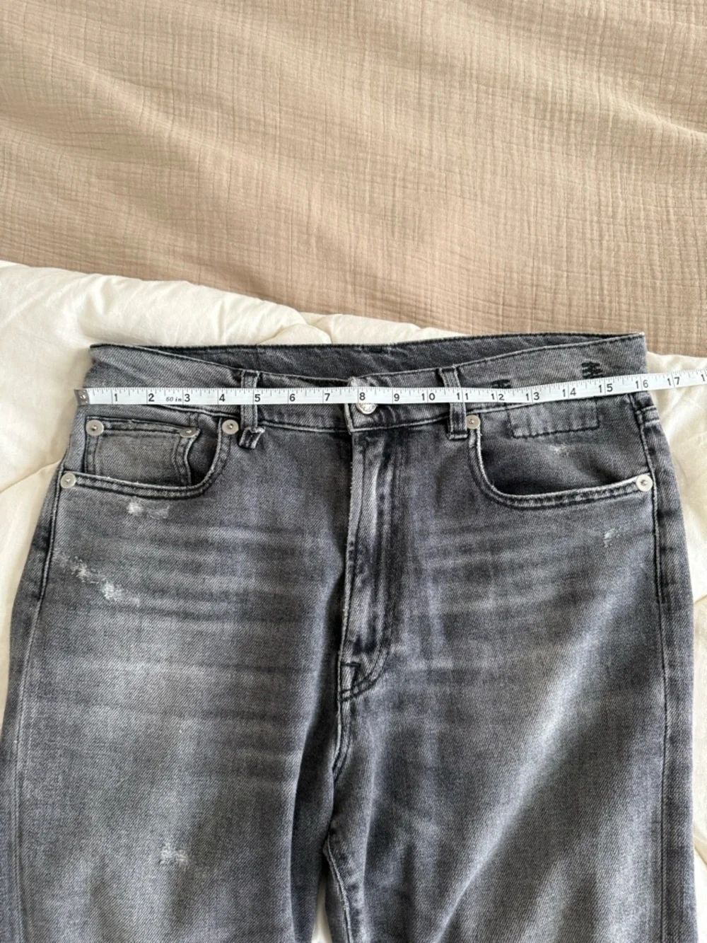 R13 Boyfriend Jean Vintage Grey - Picture 4 of 8